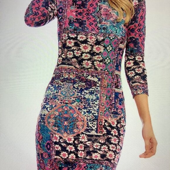 Karen Kane Crepe Sheath Dress - Picture 1 of 6